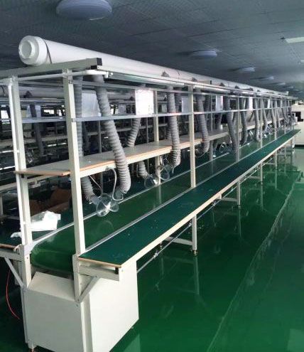 五金加工皮带流水线
